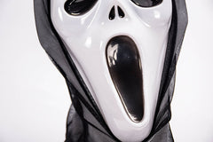 Ghost Face Party Mask for Halloween Celebrations
