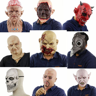 Elderly Latex Mask for Halloween Masquerade Party
