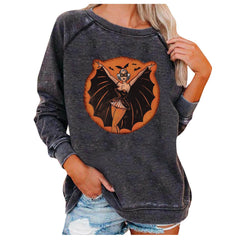 Halloween Themed Sweatshirts for Women