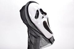 Ghost Face Party Mask for Halloween Celebrations