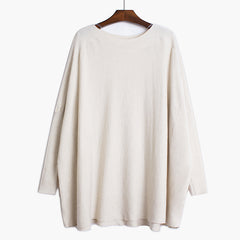 Chic Oversized Turtleneck Knit Sweater for Women
