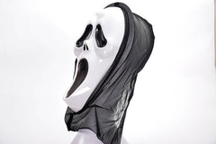 Ghost Face Party Mask for Halloween Celebrations